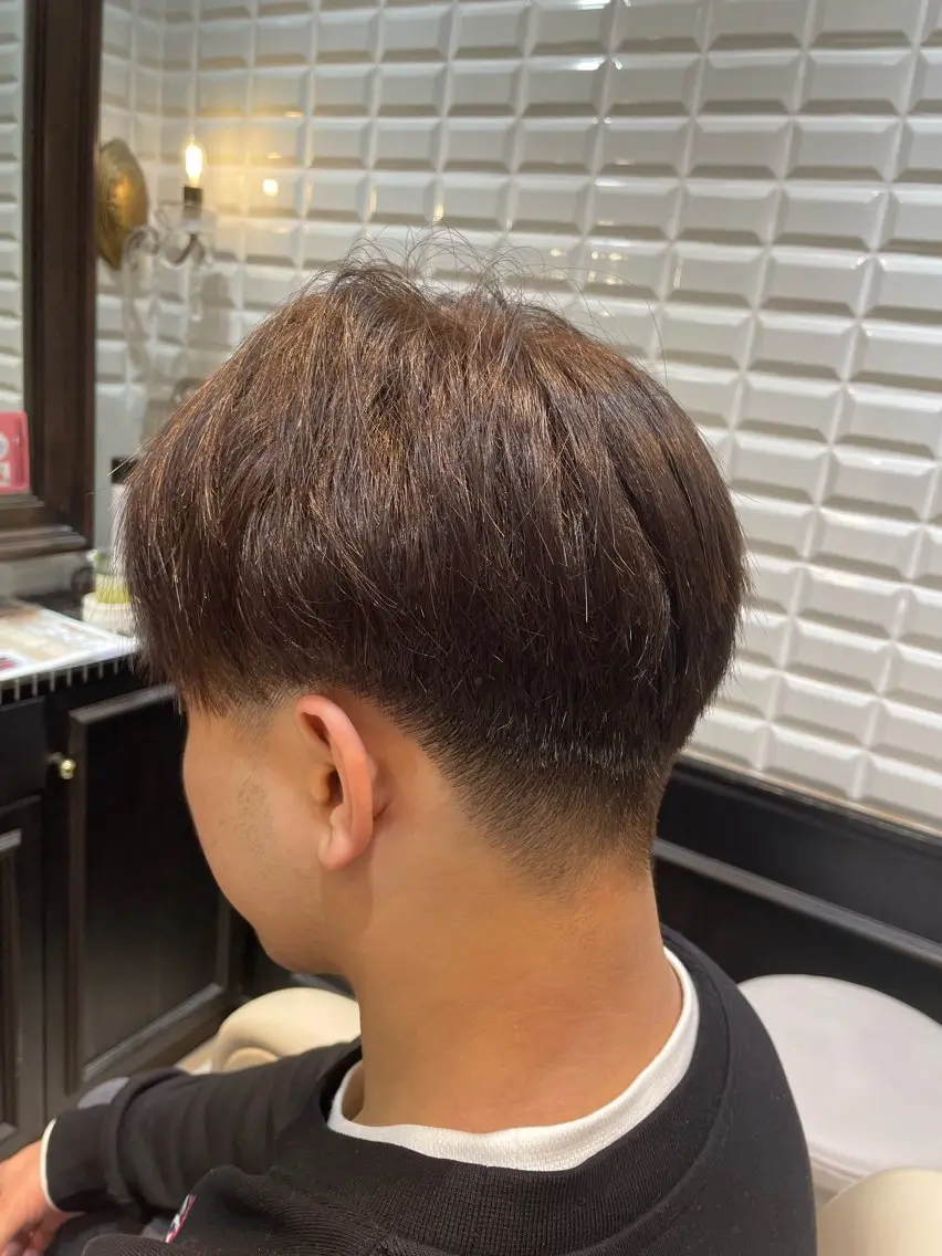 🌻メンズカットカラー🐶2step treatment付きの写真
