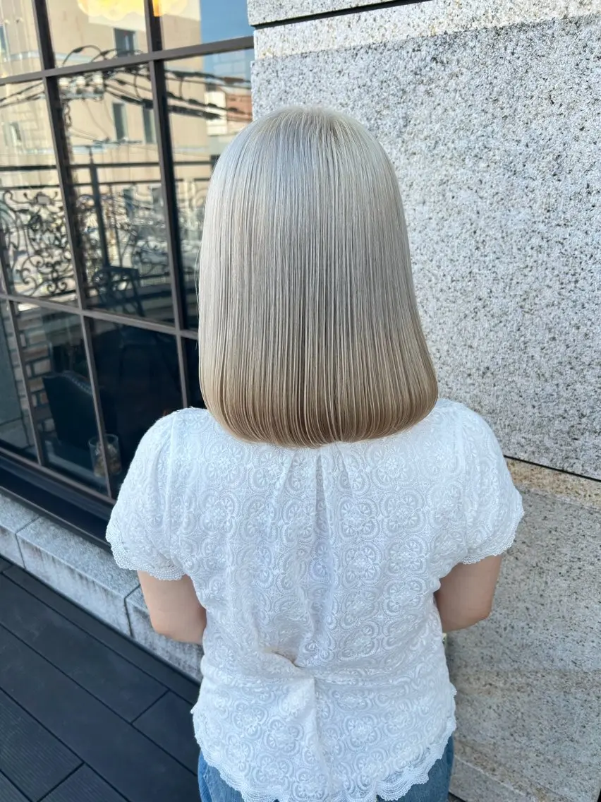 ミディアム カラー 【透明感カラー】 harunaのヘアスタイル