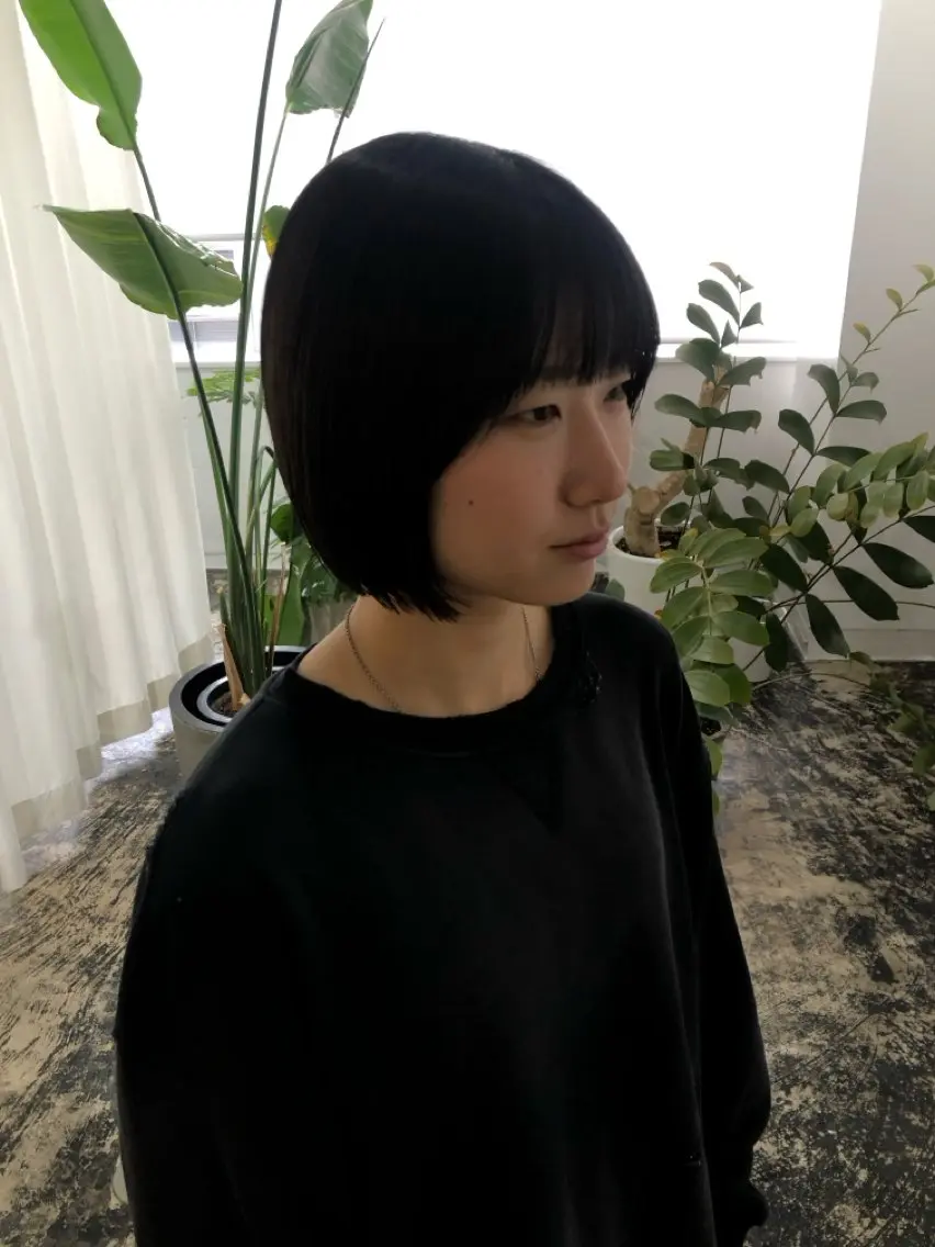 ショート ボブ 川口 瑞穂のヘアスタイル