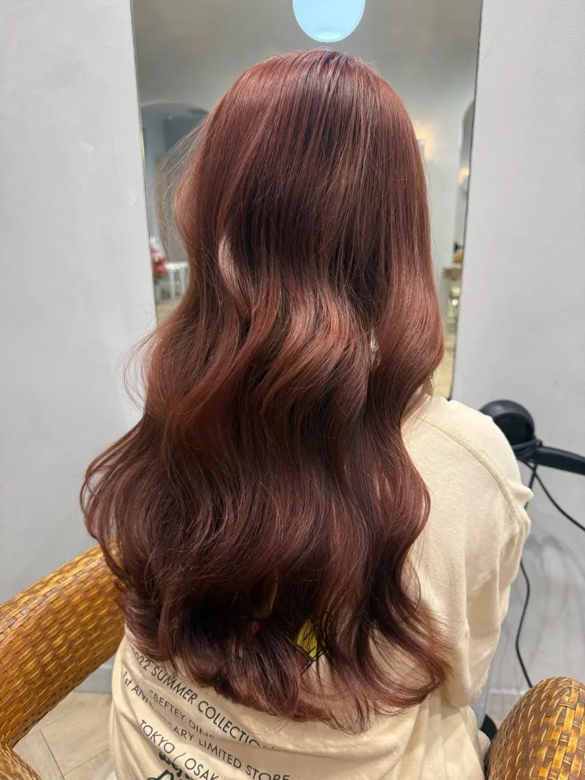 ロング カラー ヒジオカ リナのヘアスタイル