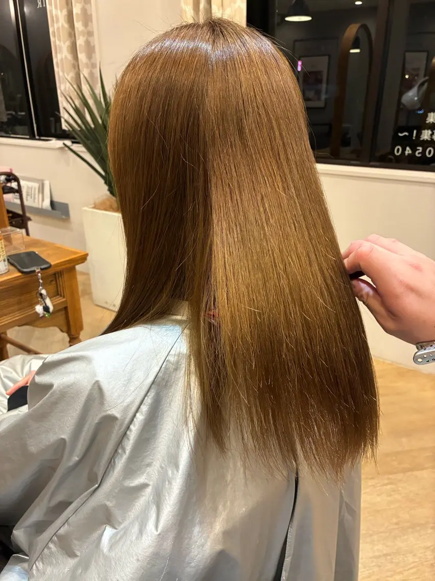 ミディアム カラー ヘアカラー トリートメント 山際勇策 /岐阜美容師のヘアスタイル