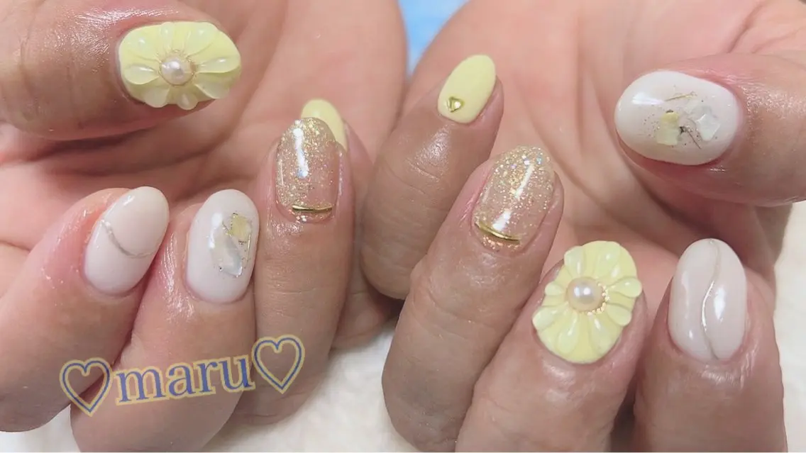 ネイル ハンドネイル フットネイル まるみ ♡のその他イメージ