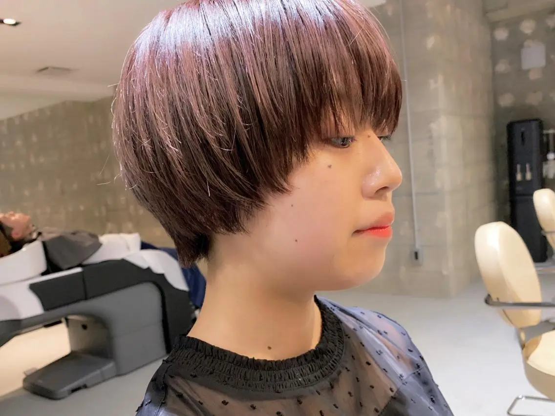 ショート カラー イルミナカラー ショートヘア tension 【テンション】のヘアスタイル