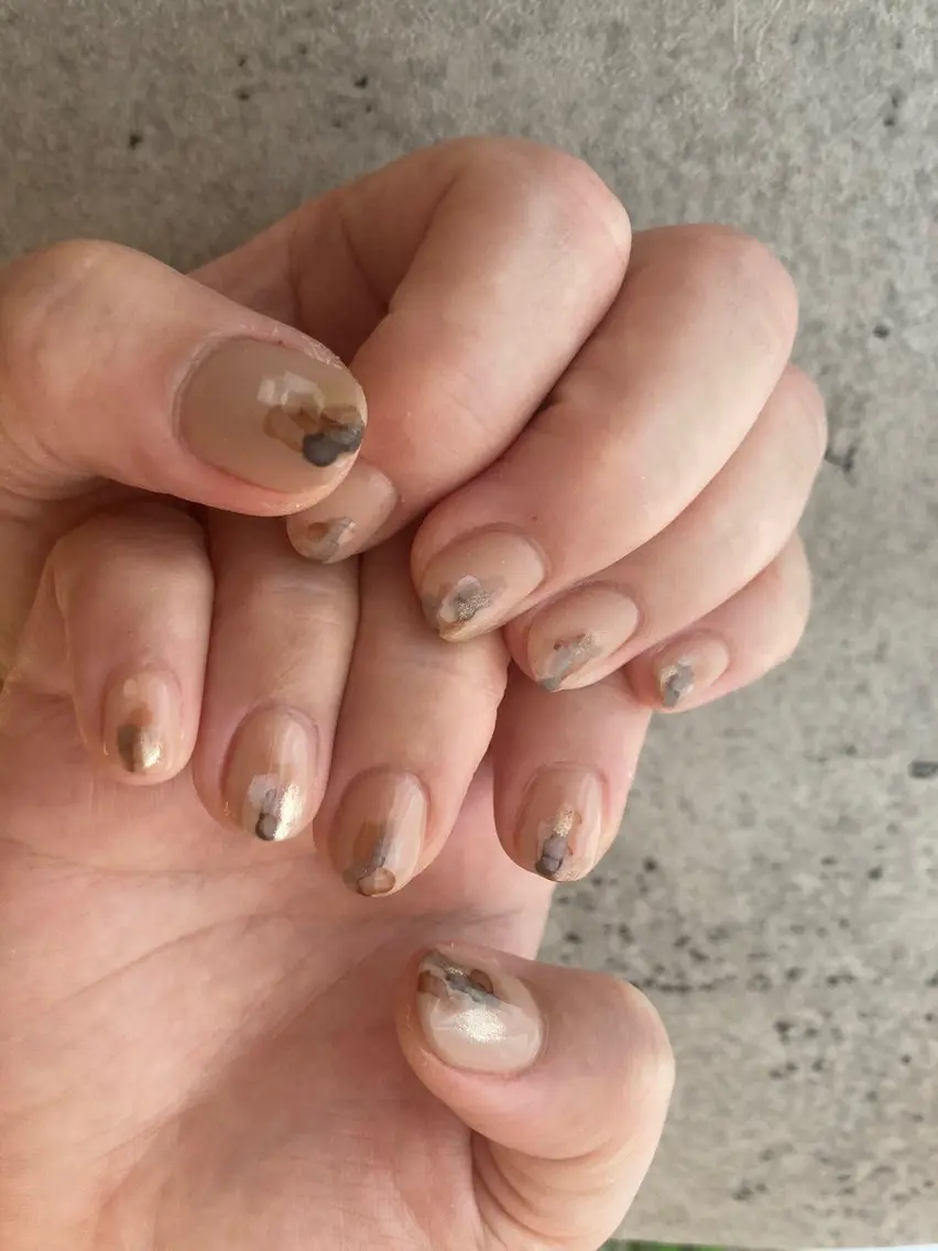 ネイル アートネイル ニュアンスネイル Luca nailのネイルデザイン