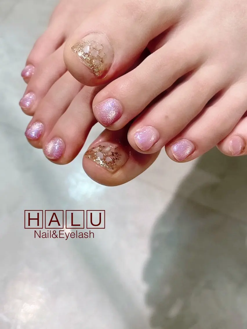 ネイル キラキラネイル HALU ハルのネイルデザイン