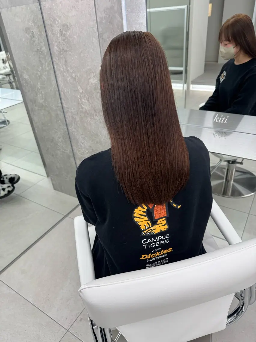 セミロング カラー カット ヘアカラー トリートメント 栄美容師/kiti /ボブ/ケントのヘアスタイル