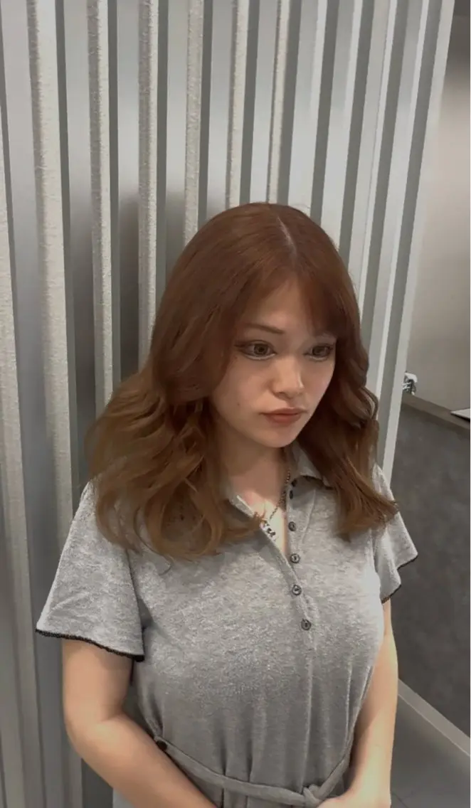 カラー ブリーチ ダブルカラー ハイトーンカラー ヘアカラー share天王寺 yuhaのヘアスタイル