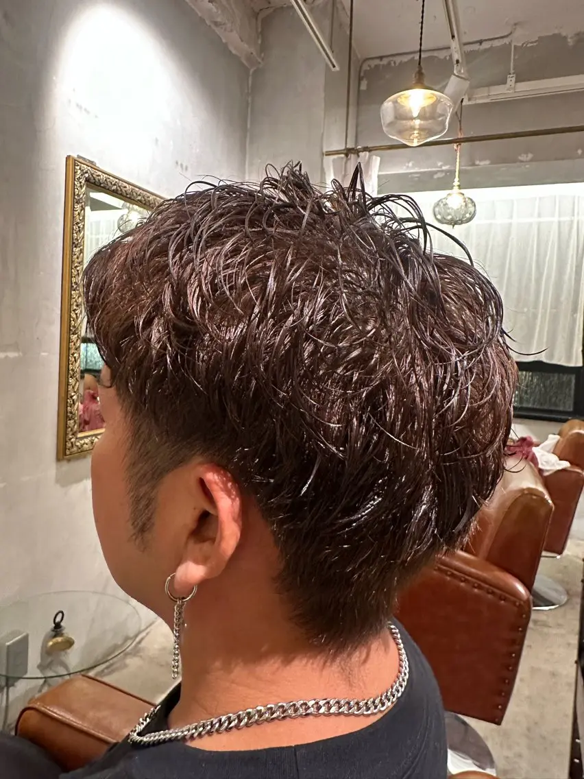 パーマ 盛影 幹のヘアスタイル