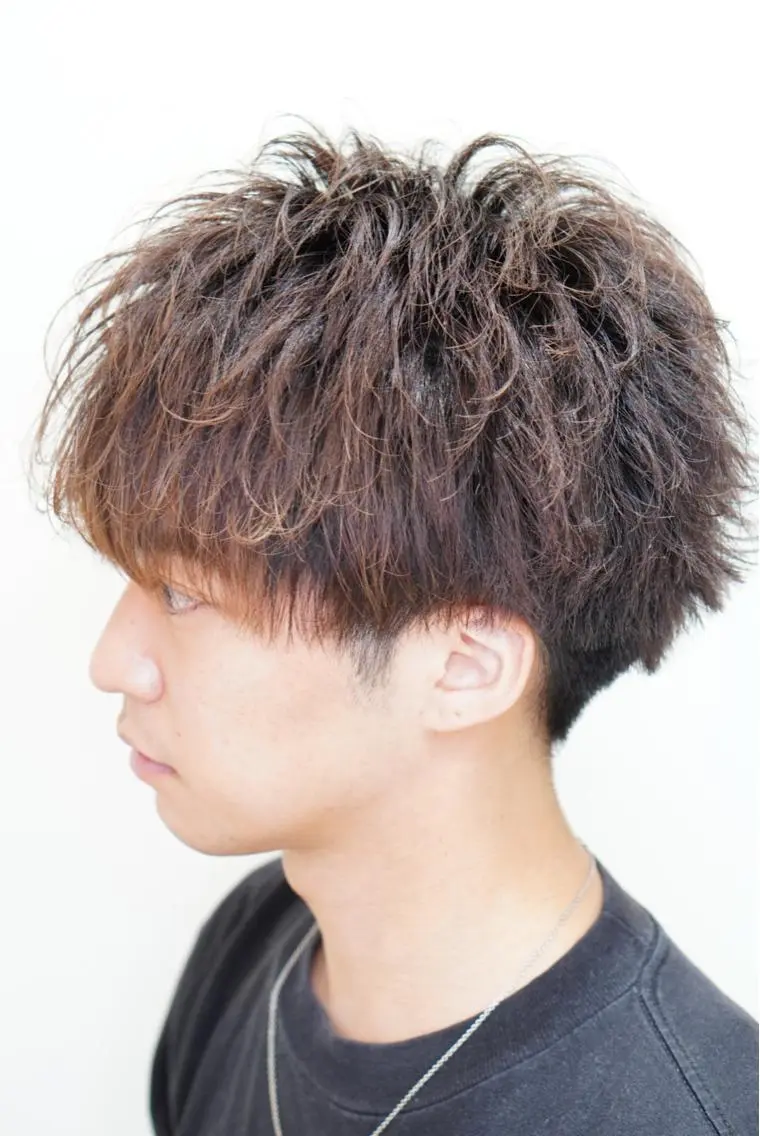 メンズカット＋メンズカラー（ワンカラー）の写真