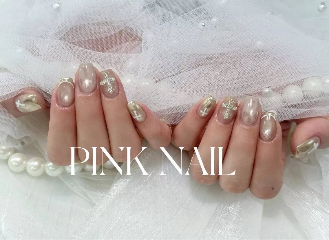 ネイル ハンドネイル pink nailのその他イメージ