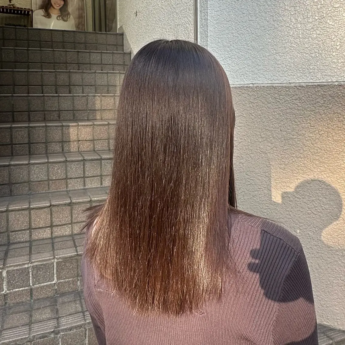 ミディアム カラー ブラウンカラー ラベンダーカラー ラベンダーブラウン バイオレットカラー 田中 汰知のヘアスタイル