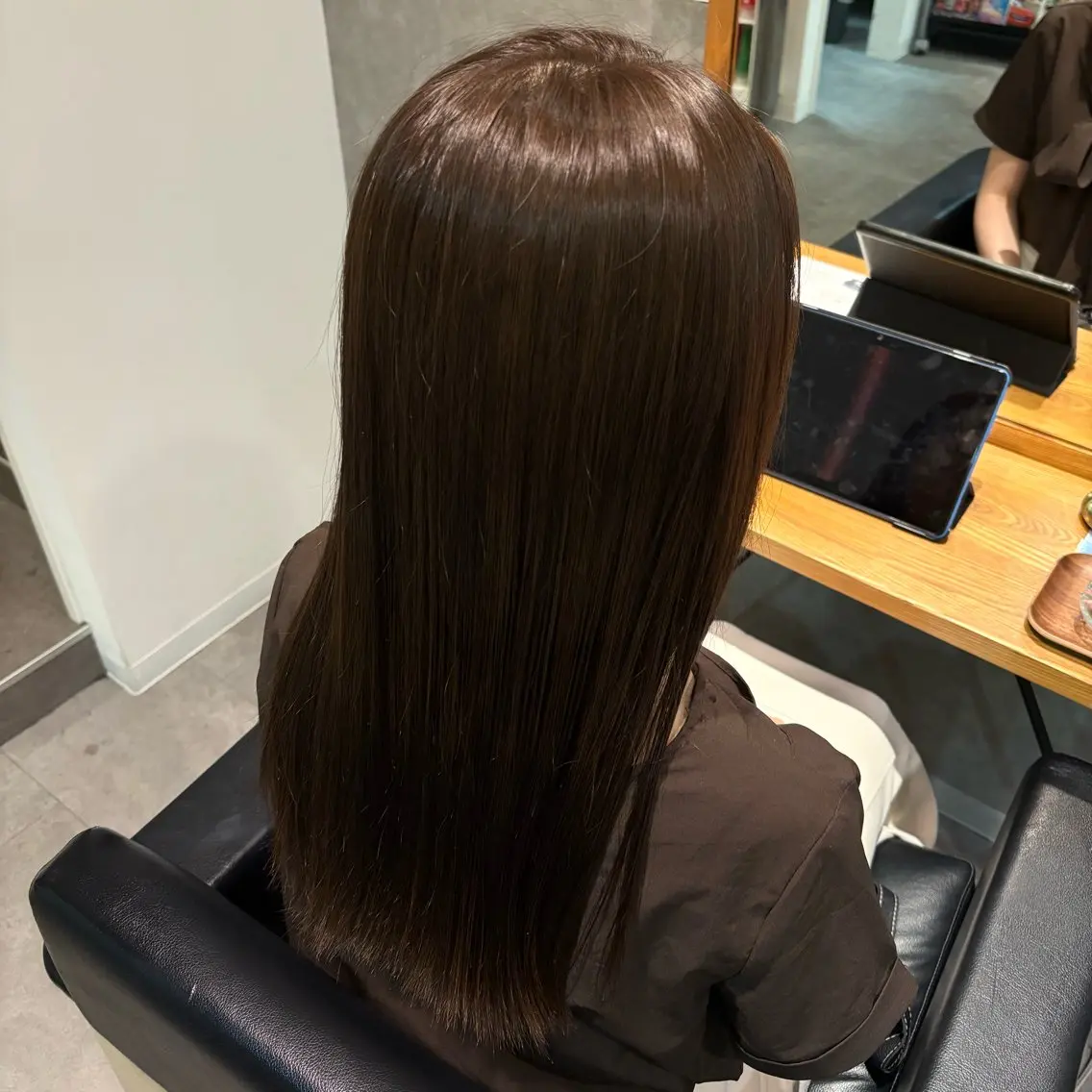 カラー 石坂 紗彩のヘアスタイル