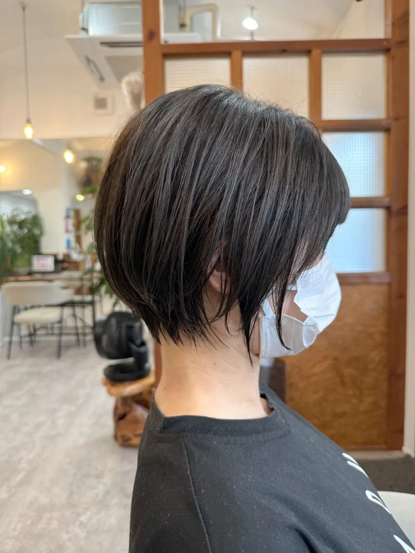 ショート カット ヘアカラー トリートメント 【透明感ナチュラル】 ゆうせいのヘアスタイル