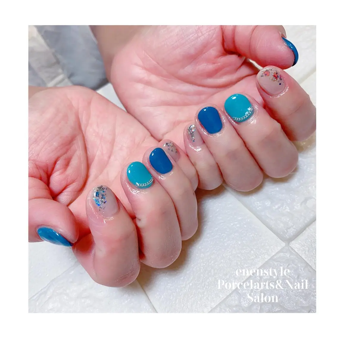 ショート ネイル 🐾enen style 🐾のネイルデザイン