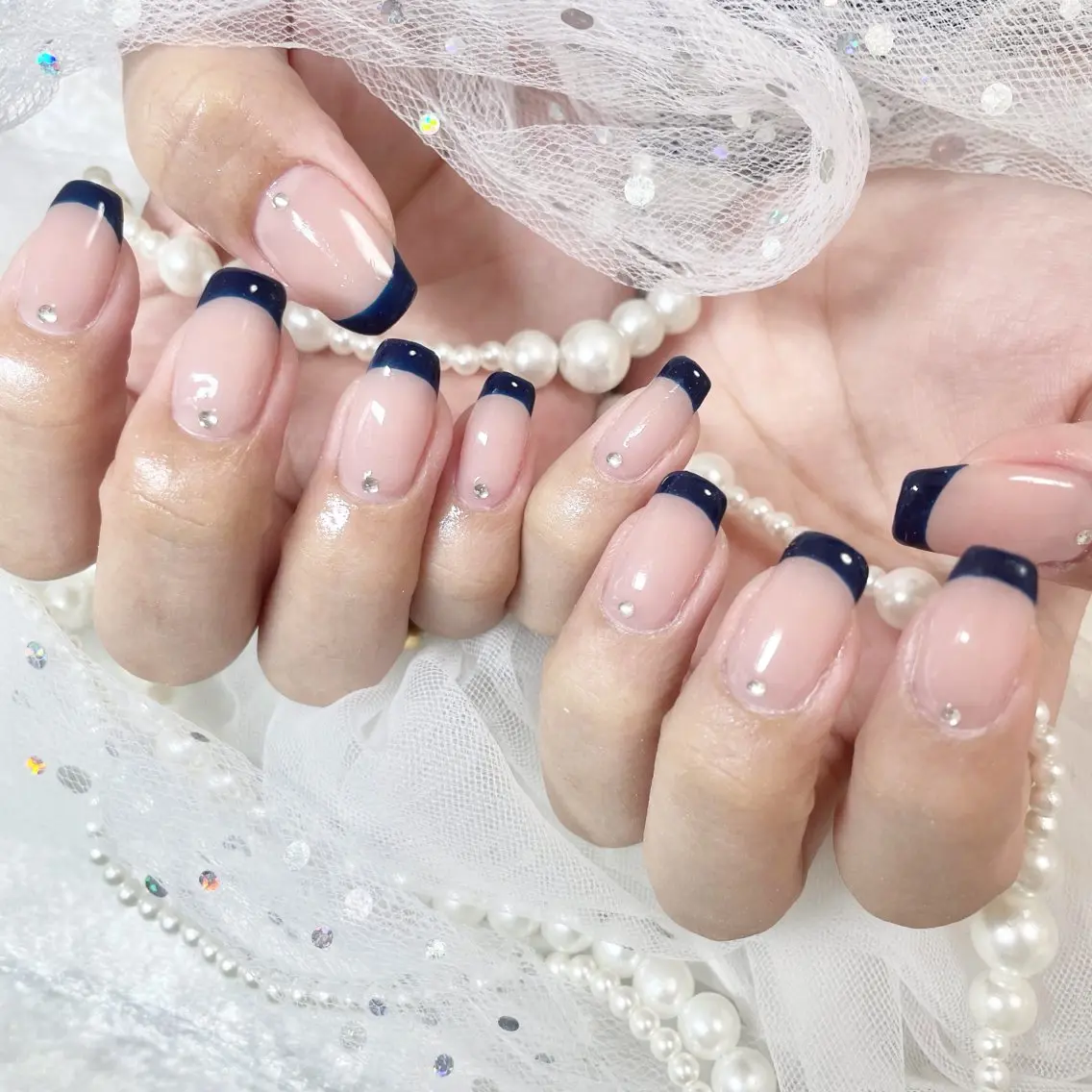 ネイル フレンチネイル 🎀AYAKO 🎀中韓ネイルのネイルデザイン