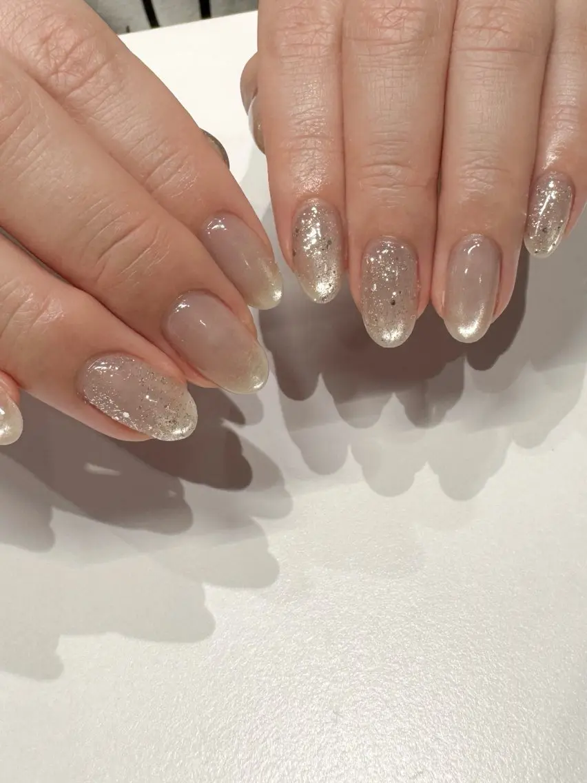 ネイル ラメ(グリッター) ハンドネイル RKM  nail KUMIのネイルデザイン
