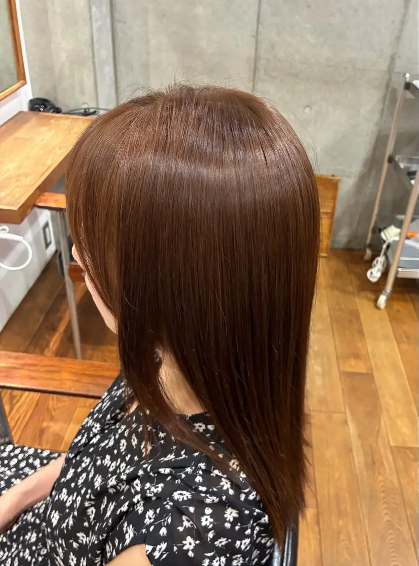 ミディアム ヘアカラー 【透明感カラー🪞】 高田愛斗のヘアスタイル