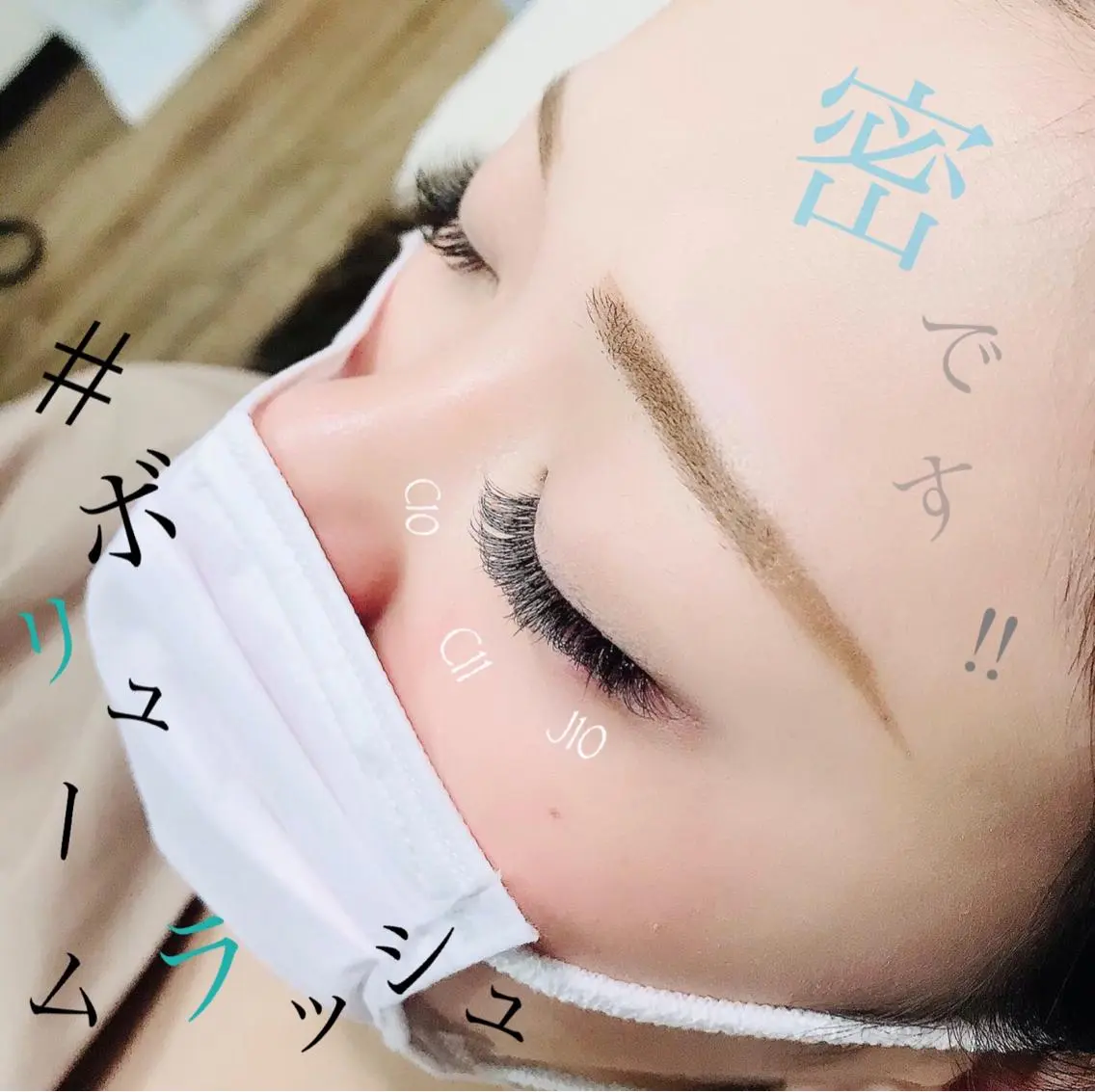 マツエク・マツパ フラットラッシュ ナチュラル ボリュームラッシュ マツエク eyelash presh yukaのマツエク・マツパデザイン