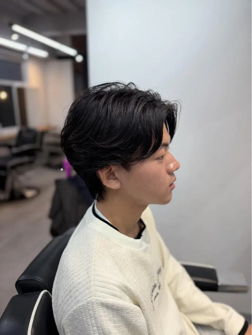 ショート パーマ メンズ カット パーマ 🔥メンズ特化方🔥 似合わせ💈三宅悠斗のヘアスタイル