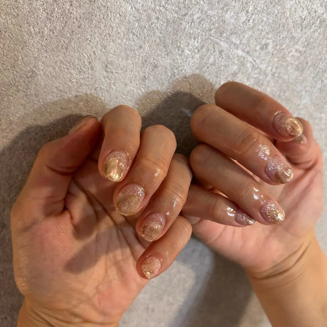 ネイル ニュアンスネイル ハンドネイル soa.Aika 自爪育成のネイルデザイン