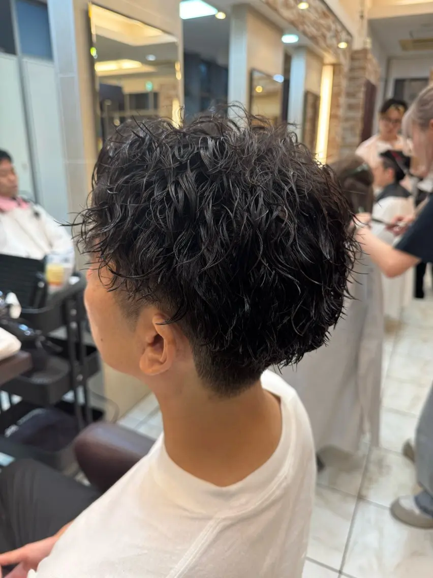 パーマ メンズ カット パーマ ⭐️メンズパーマ 宮野翔⭐️のヘアスタイル
