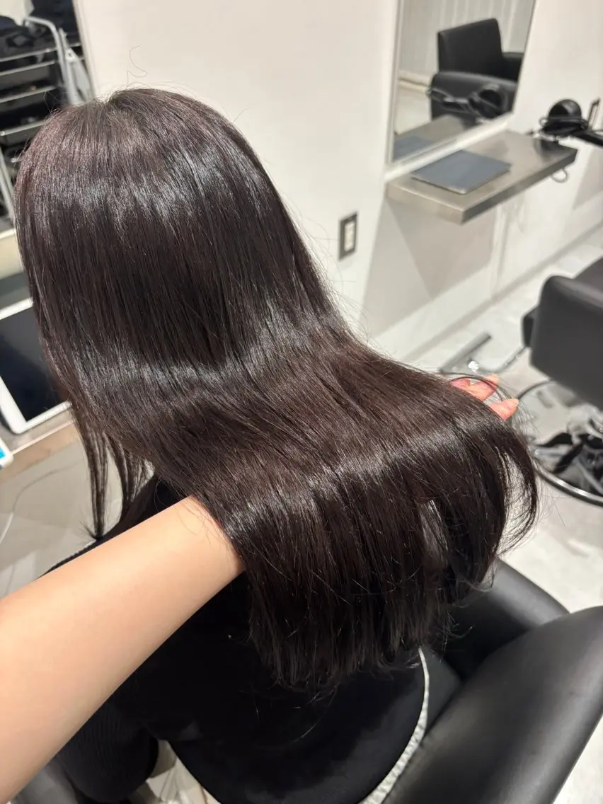 セミロング カラー 🎀韓国ヘア× 透明感カラー🎀正源のヘアスタイル