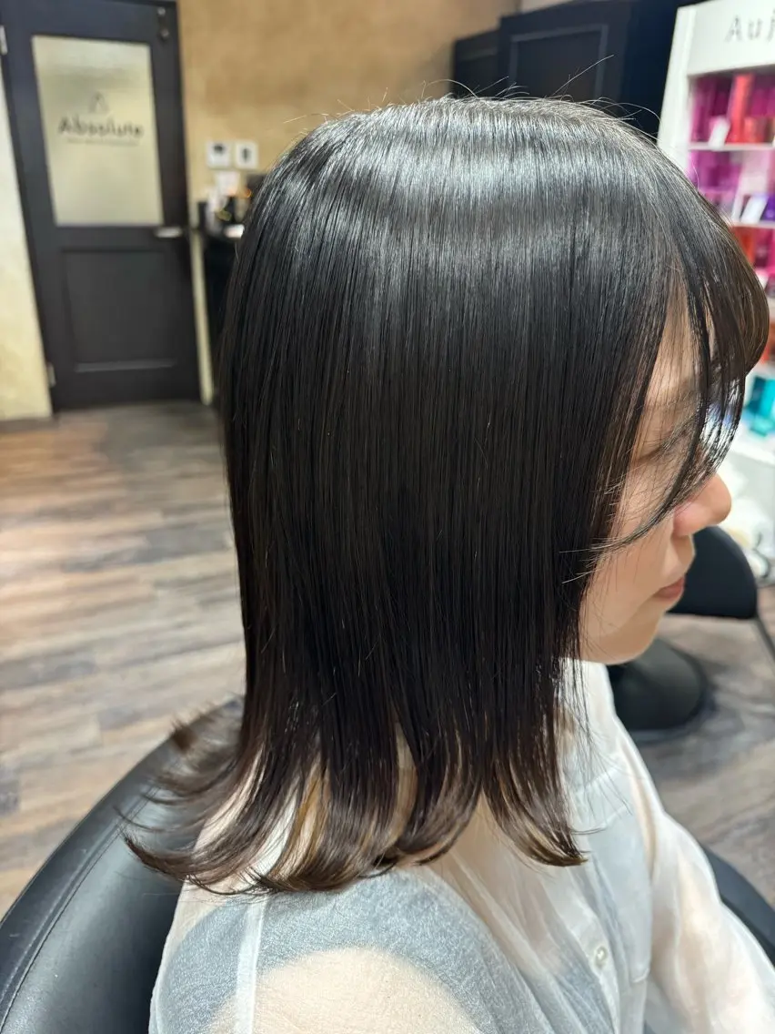 ミディアム 艶カラー🎀 YUUKAのヘアスタイル