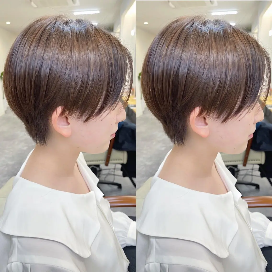 ショート ショートボブ ハンサムショート ボブ ショートヘア カット トリートメント H (エイチ) 烏丸御池店のヘアスタイル