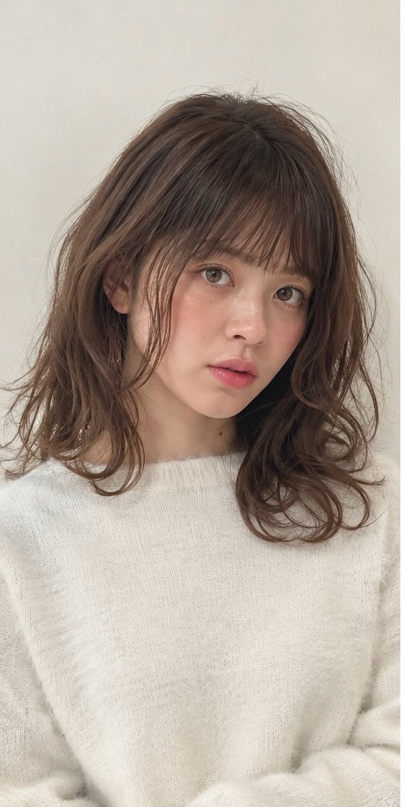 セミロング Verde西院店 ＫＡＲＥＮ💗のヘアスタイル