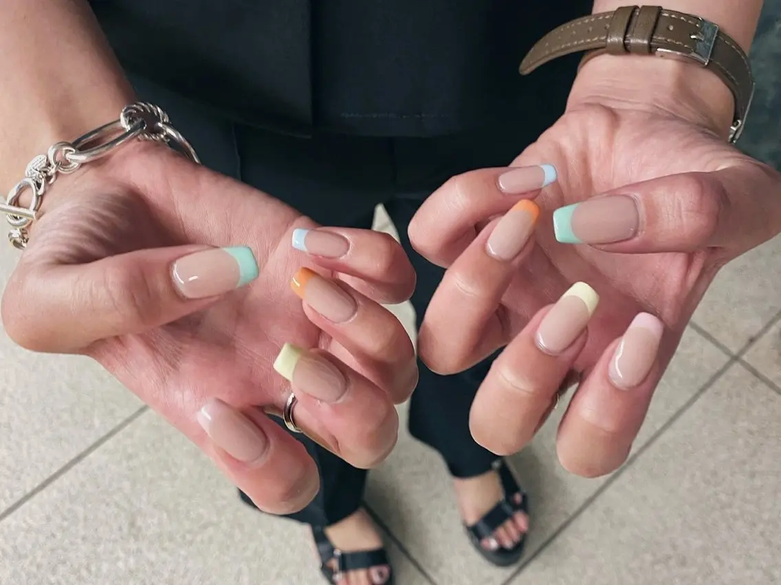 ネイル フレンチネイル nail salon c houseのネイルデザイン