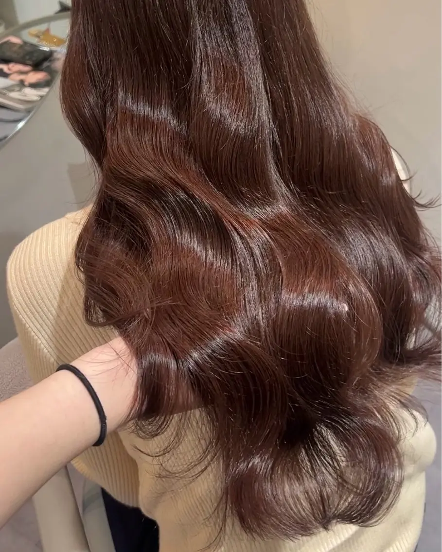 ロング ヘアカラー トリートメント 美髪✨艶髪✨髪質改善 カラー特化🌙鈴屋和のヘアスタイル
