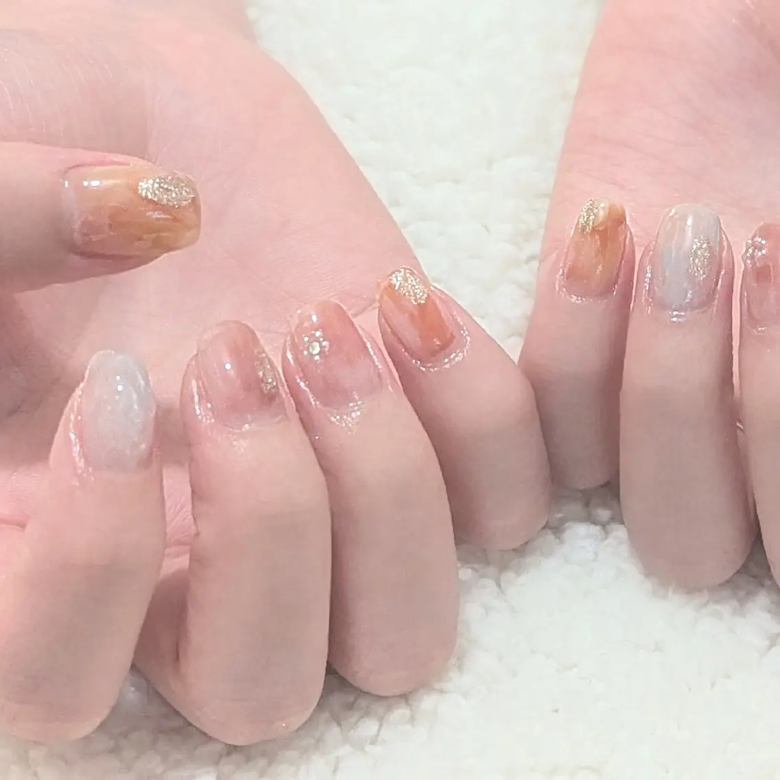 ネイル ニュアンスネイル VIBLISS福岡店 yurichanのネイルデザイン