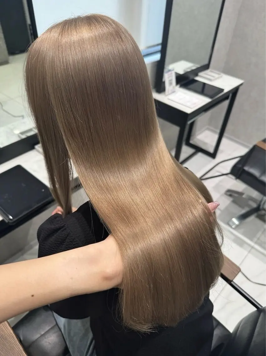 ロング カラー トリートメント りおん🌙/艶髪 /透明感カラー🫧のヘアスタイル