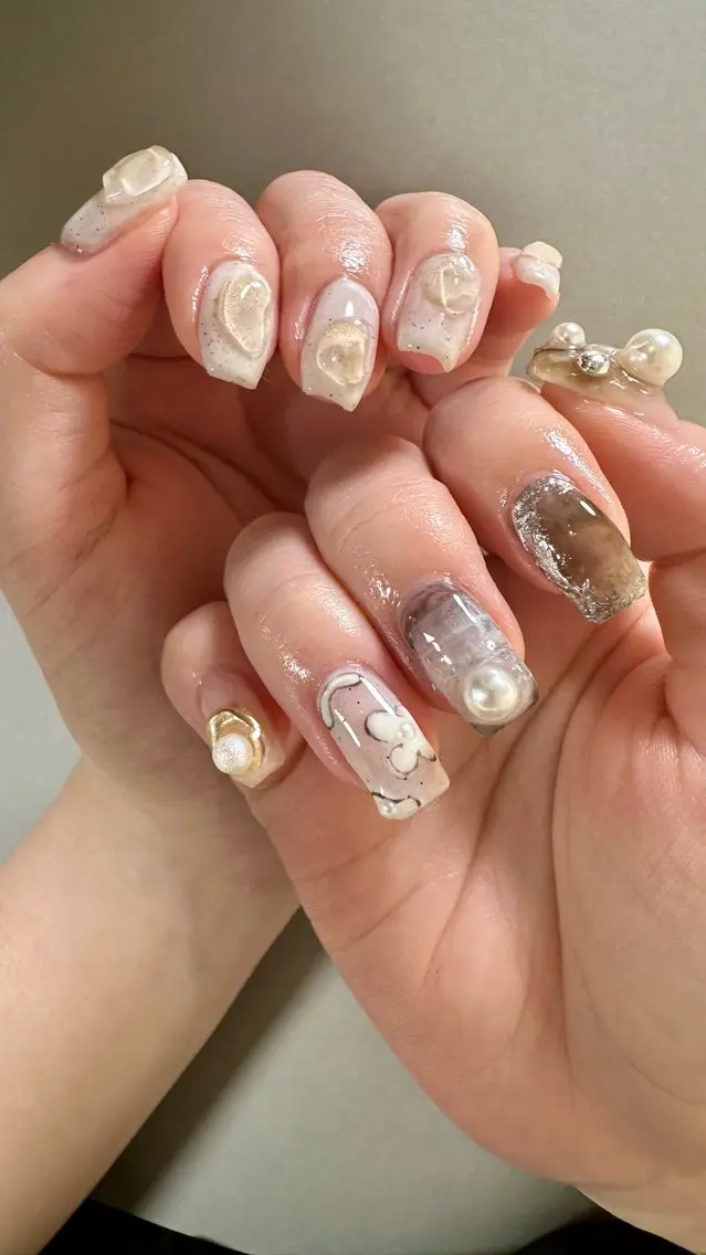 ネイル ニュアンスネイル ハンドネイル ハンドケア Atelier Ariのネイルデザイン