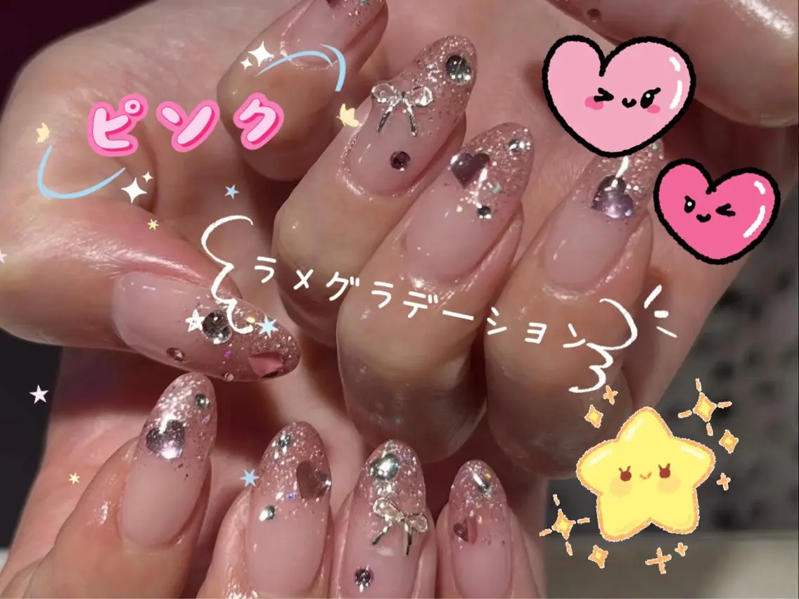 ミディアム more glam 原宿店のネイルデザイン