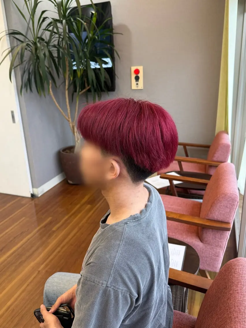 カラー メンズ ヘアカラー トリートメント 🍏平山 七菜🏠のヘアスタイル