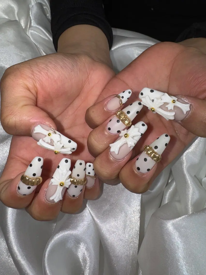 ネイル ロングネイル 持ち込み ハンドネイル 🌺Bianca立川 HAGA🌺のネイルデザイン