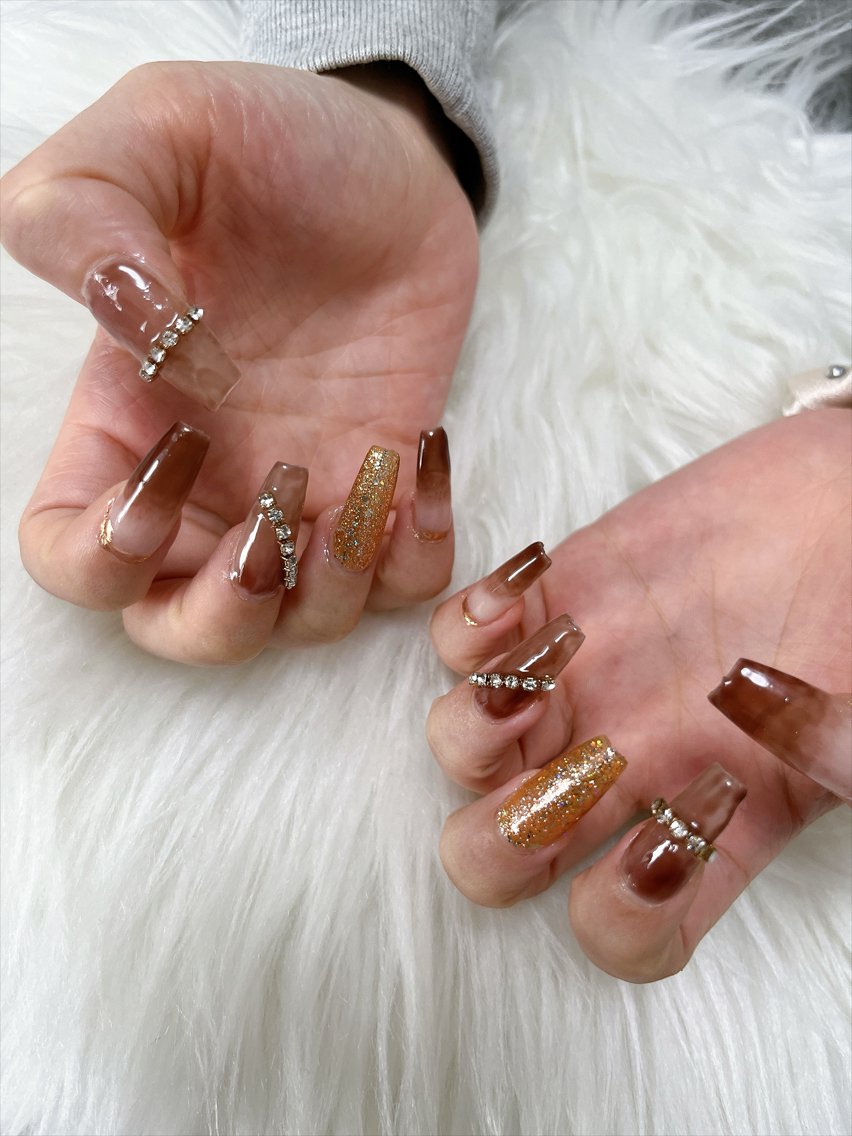ネイル 長さ出し 持ち込み シンプルネイル Re: Nailのネイルデザイン