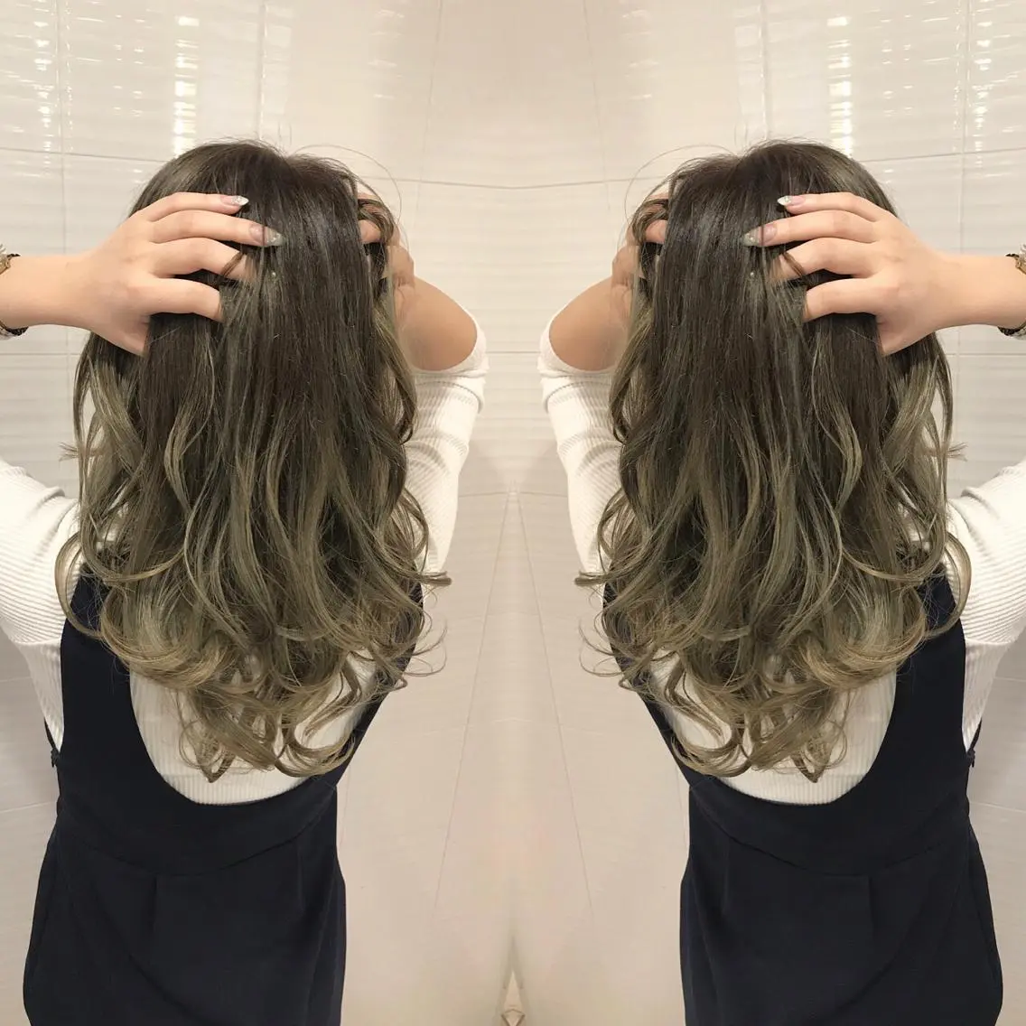 ミディアム カラー パーマ ヘアアレンジ メンズ 外国人風カラー 🫧代表/新宿駅近/ 限定価格🫧田辺貴裕のヘアスタイル
