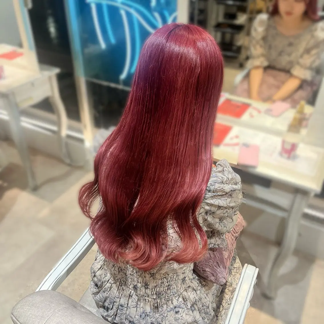 ロング カラー カット ヘアカラー rio / CreBiA /名駅のヘアスタイル