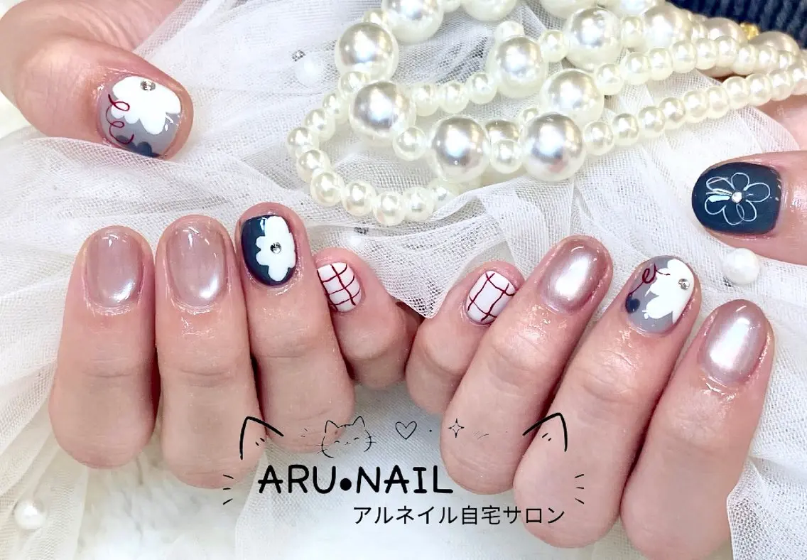 ネイル アートネイル ARU·NAIL 自宅サロン港区宝神のネイルデザイン