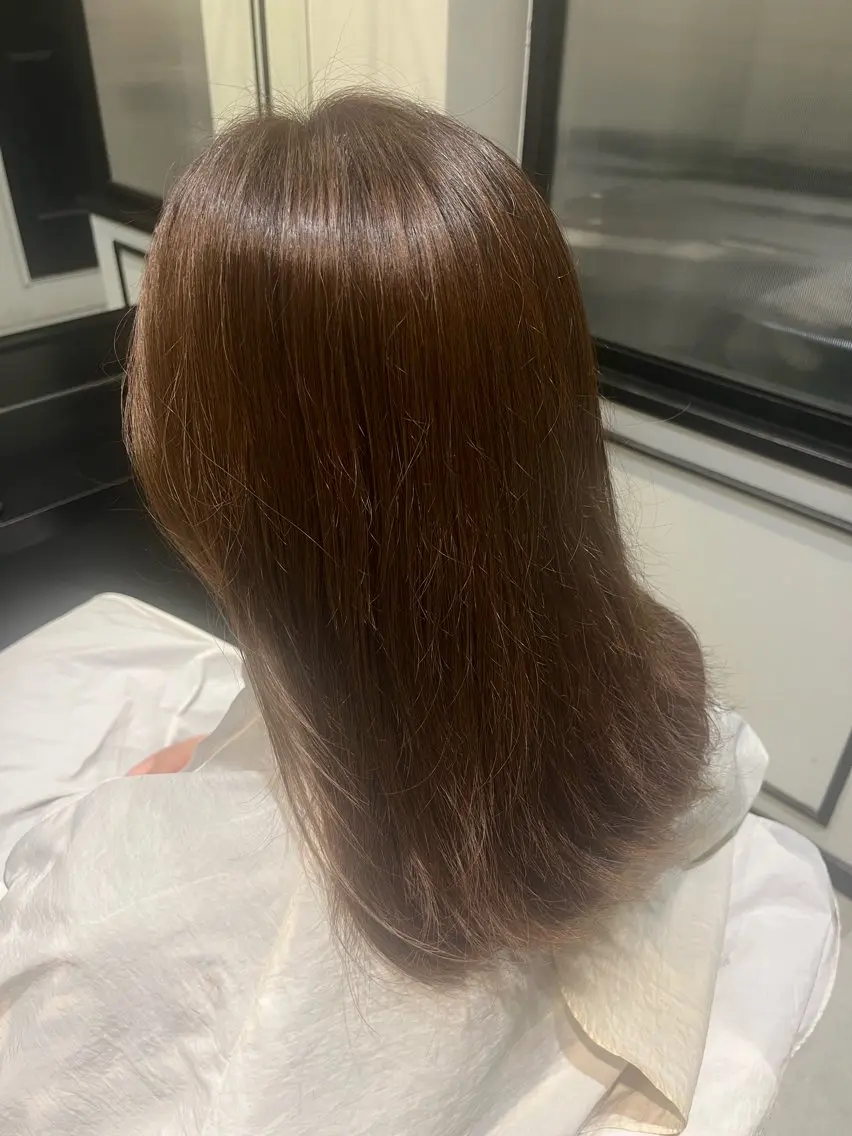 ミディアム カラー ブラウンカラー Cadre新小岩🫧 栗原葵のヘアスタイル