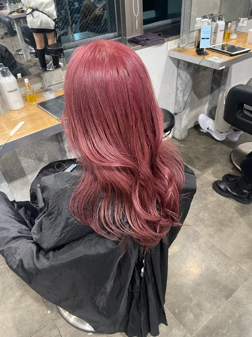 ロング カラー ヘアカラー ハイトーン 横浜💞ミオのヘアスタイル