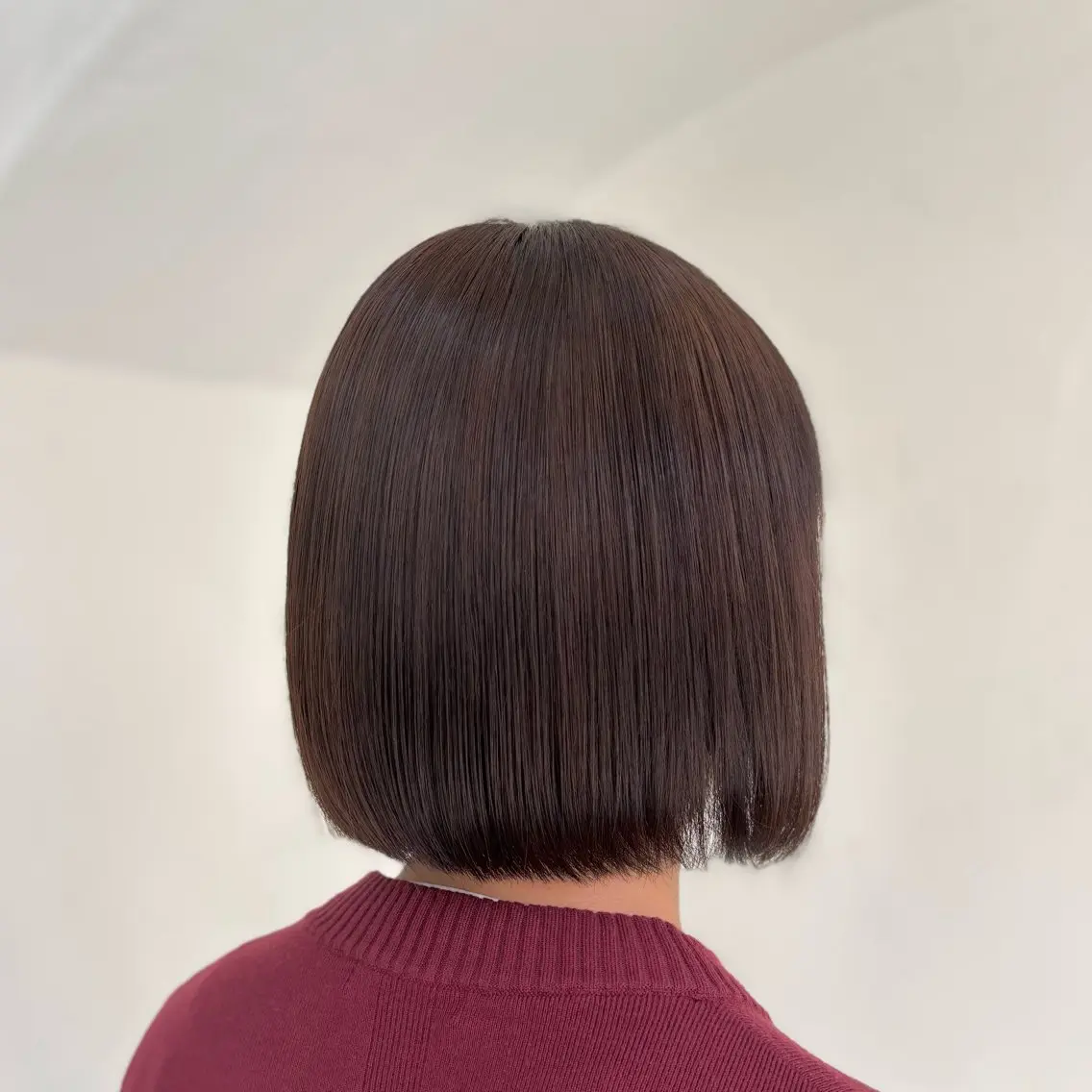 ミディアム カラー ヘアカラー トリートメント 縮毛矯正/艶カラー Yuzuのヘアスタイル