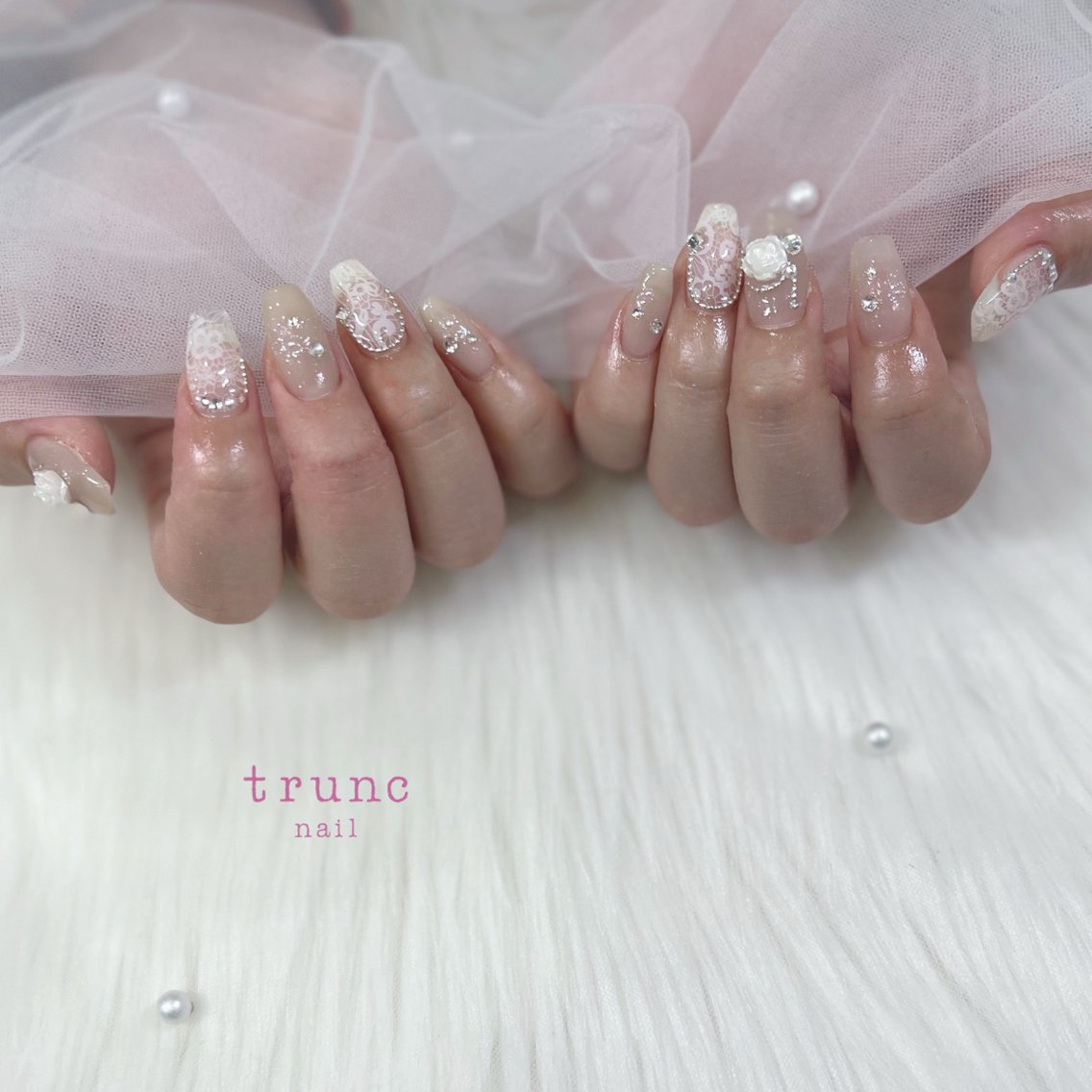 ネイル trunc nail 🌻宮下🌻のネイルデザイン