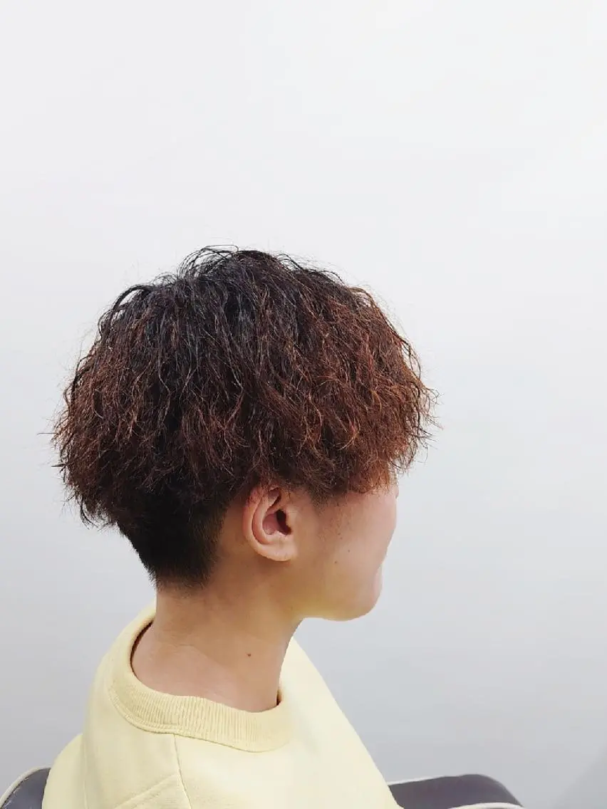 メンズカット+パーマいろいろの写真