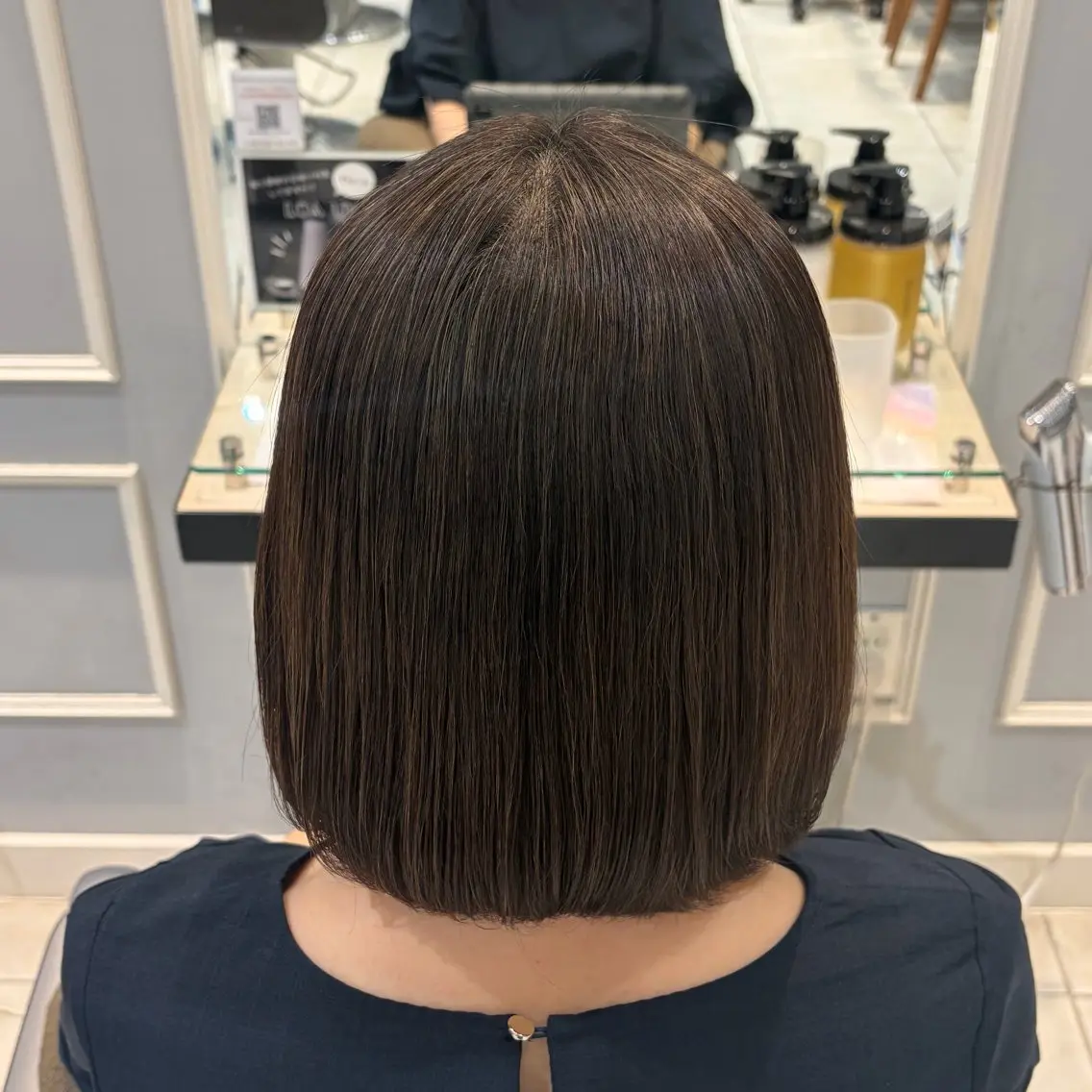 ミディアム 縮毛矯正 🌱‬‪kou紅🌱 モデル募集中🦋のヘアスタイル