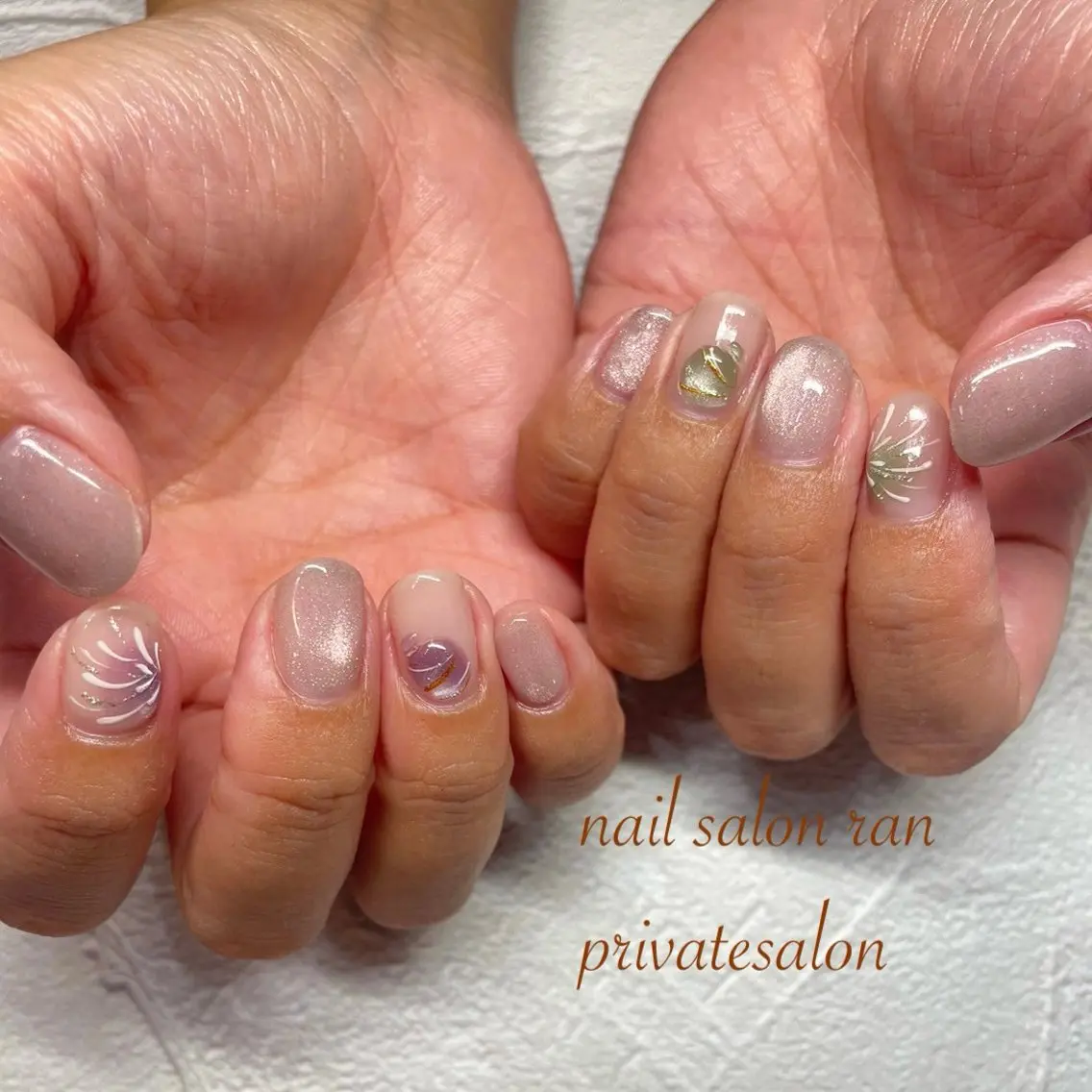 ネイル アートネイル ヨーヨーネイル ハンドネイル ハンドケア nailsalon ranのネイルデザイン