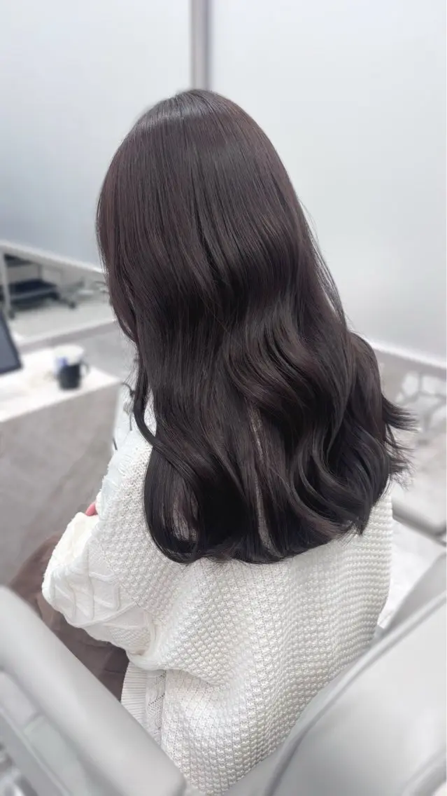 セミロング カット ヘアカラー トリートメント 🫧髪質改善🫧 神田紗来のヘアスタイル