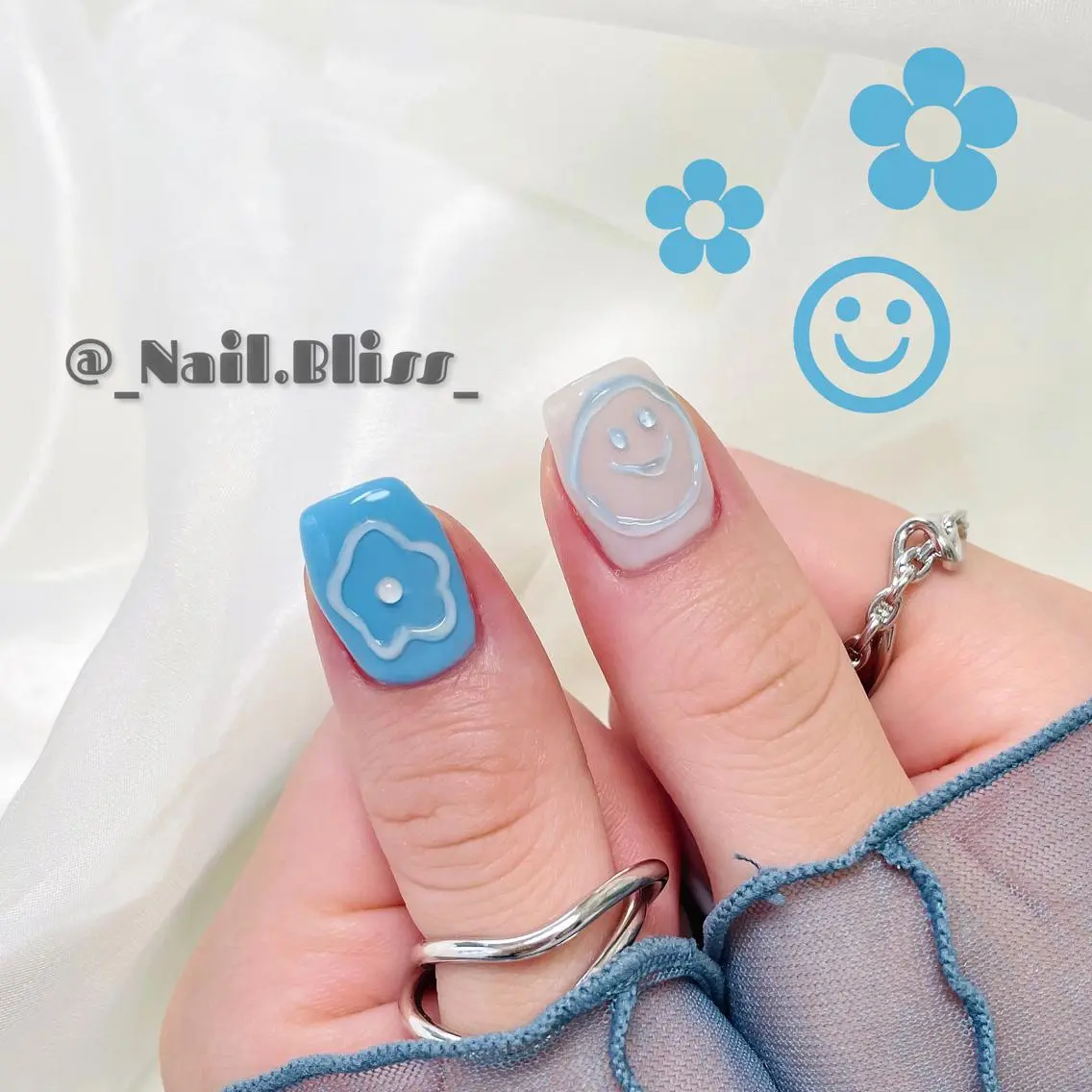 ネイル フラワーネイル ハンドネイル NAIL BLISSのネイルデザイン